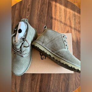 Brand New Olive UGG Ankle Boots